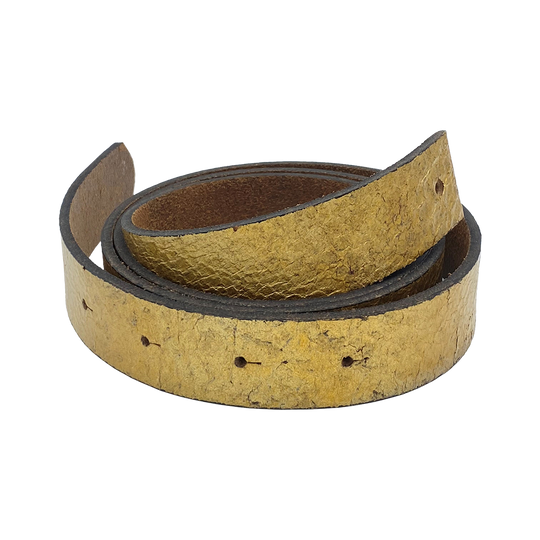 Leder - Antik-Gold - 3cm