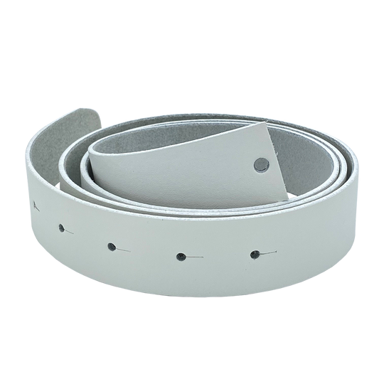 Leder - Weiß - 3cm