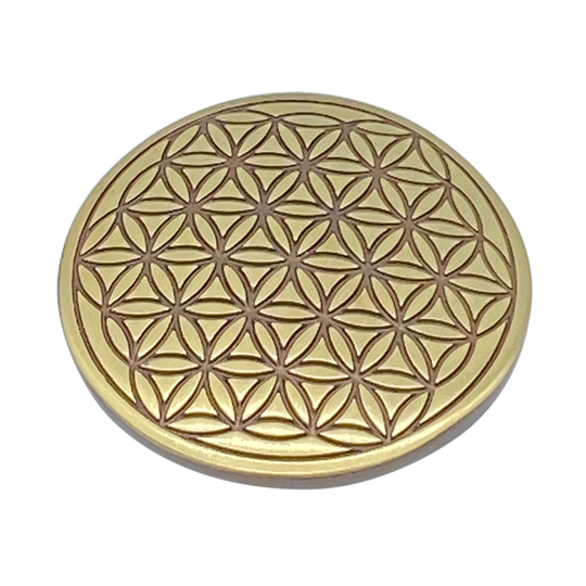 BLUME DES LEBENS - Messing - Ø 7,5cm