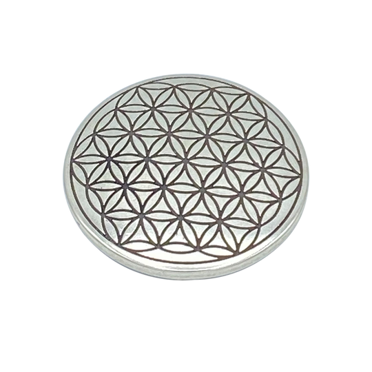 BLUME DES LEBENS - Silber - Ø 5,5cm