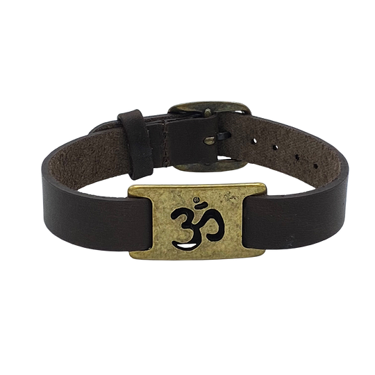 OM - Leder - Bandbreite 1,5cm