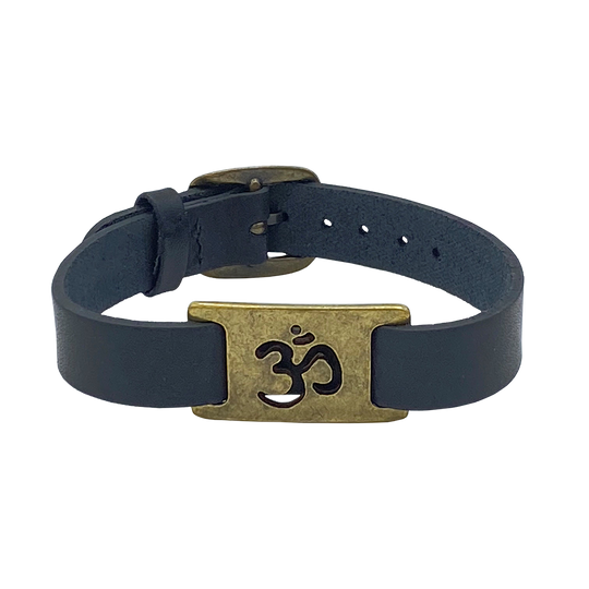 OM - Leder - Bandbreite 1,5cm