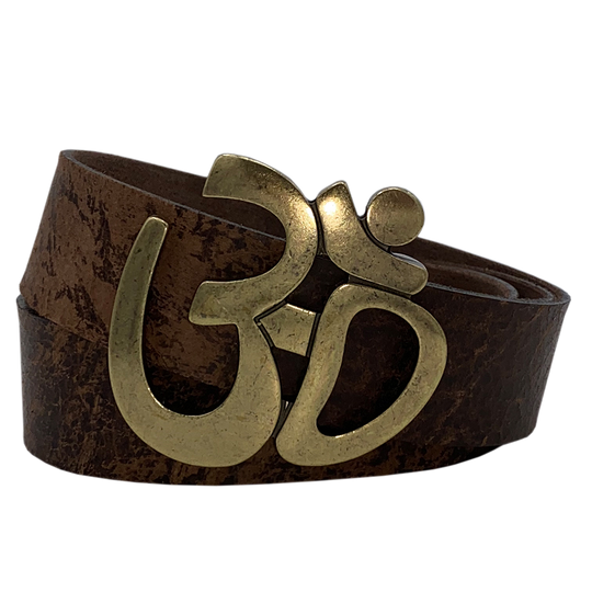 OM - Leder - Gürtelbreite 4cm