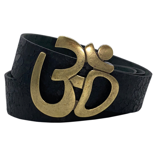 OM - Leder - Gürtelbreite 4cm